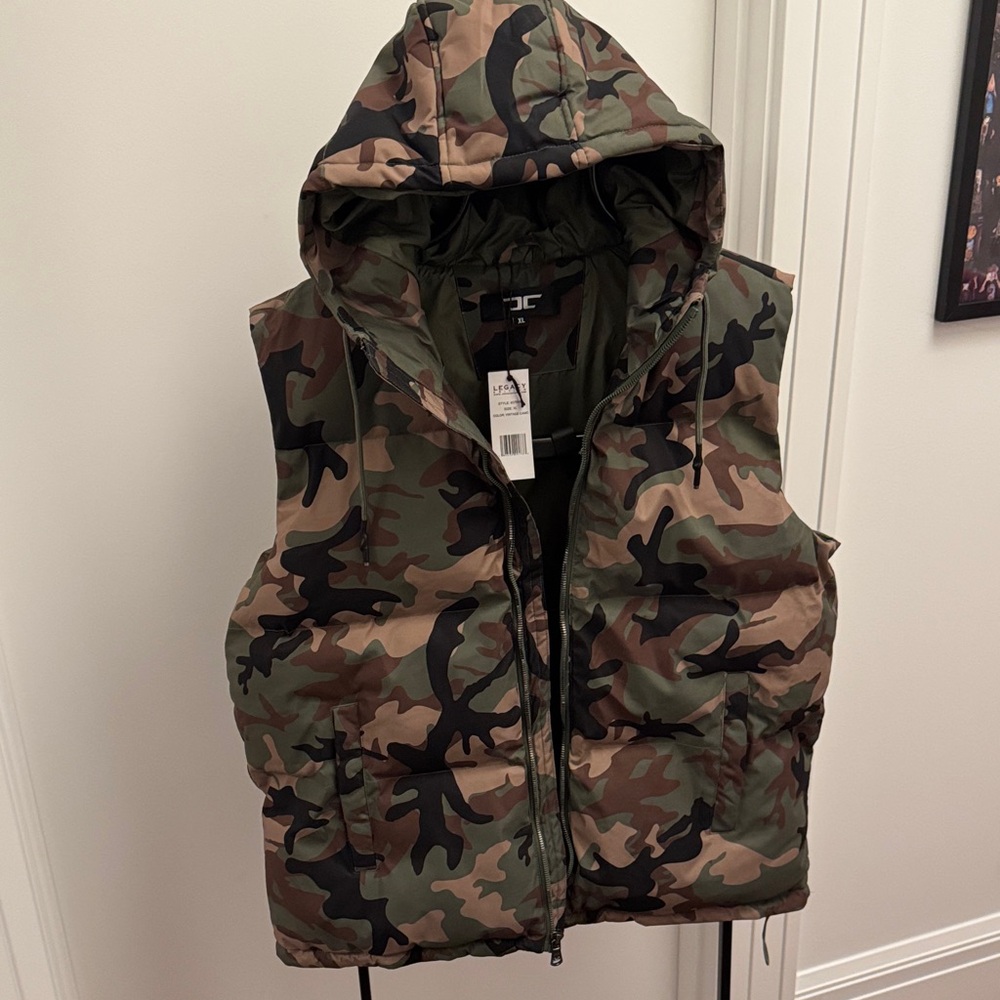 Jordan Craig Vintage Camo Puffer Vest